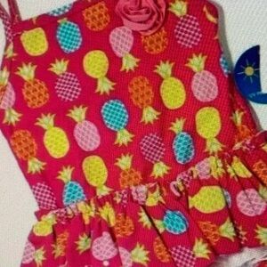 Colorful Pineapple Kids Swimsuit